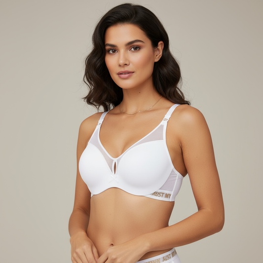 Everyday Smooth Mesh Bra – Style 10211 (Band Sizes 38–44)