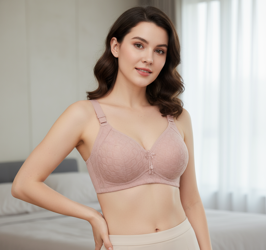 Leaf Jacquard Comfort Bra