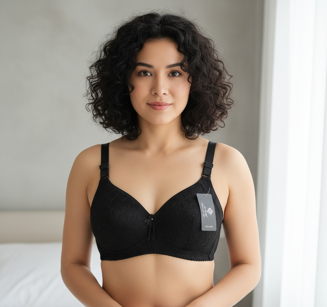 Leaf Jacquard Comfort Bra