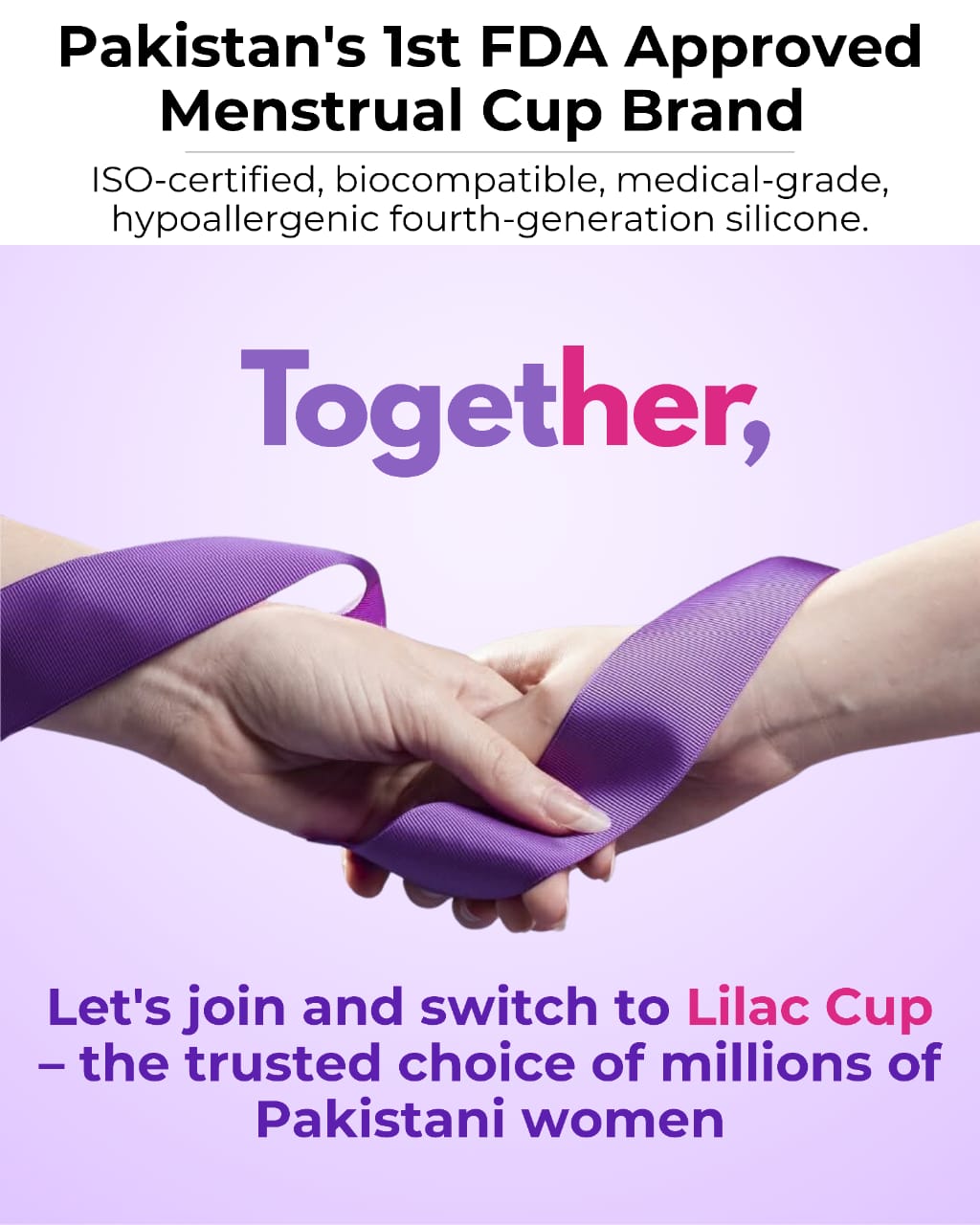 Lilac Menstrual Cup — Small (Teen/Low Flow)