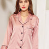 Luxe Blush Satin Pajama Top