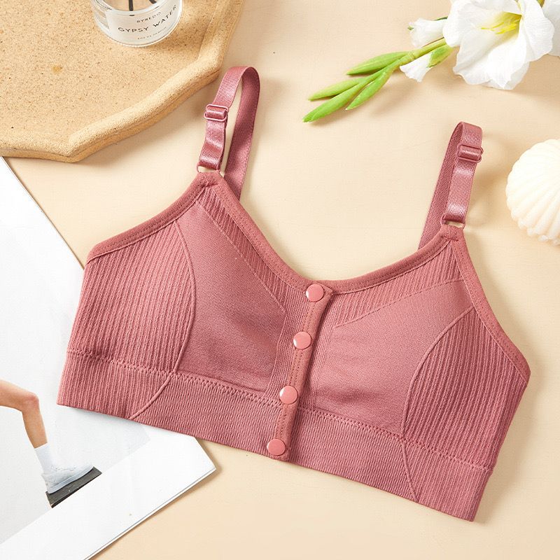 Front-Open Lace Blouse Bra