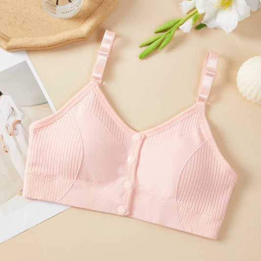 Front-Open Lace Blouse Bra