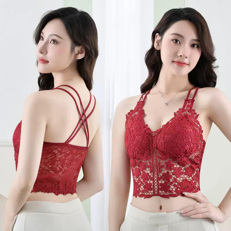 Lace Longline Strappy Blouss