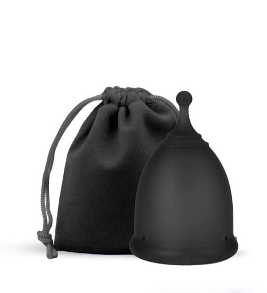 Reusable Menstrual Cup – Ultra‑Soft, Leak‑Proof (Black)