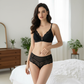 Strappy Lace Bralette &amp; Thong Set (2‑Piece)