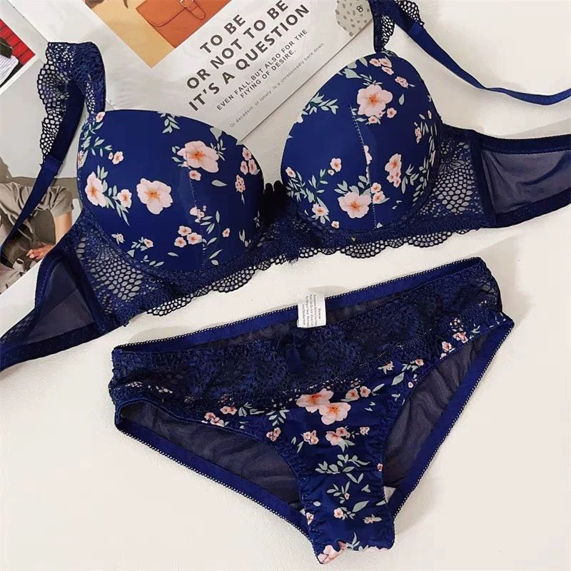 Blossom Floral Lace Bra &amp; Panty Set