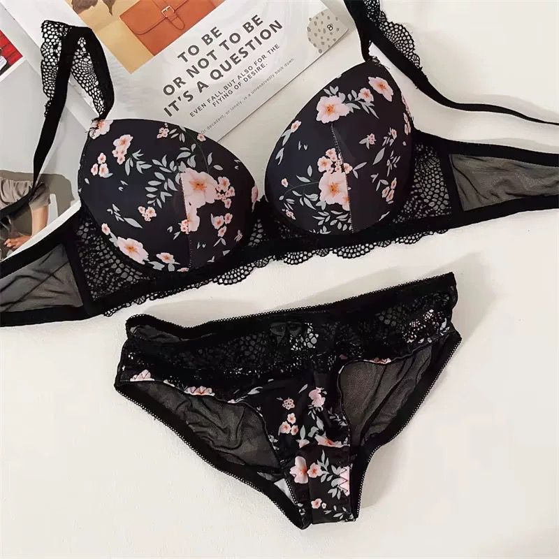 Blossom Floral Lace Bra &amp; Panty Set