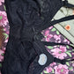 Black Lace Full‑Coverage Wirefree Bra
