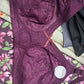 Plum Lace Full‑Coverage Support Bra