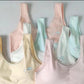 Pastel Umbrella Wide‑Strap Cotton Bralette