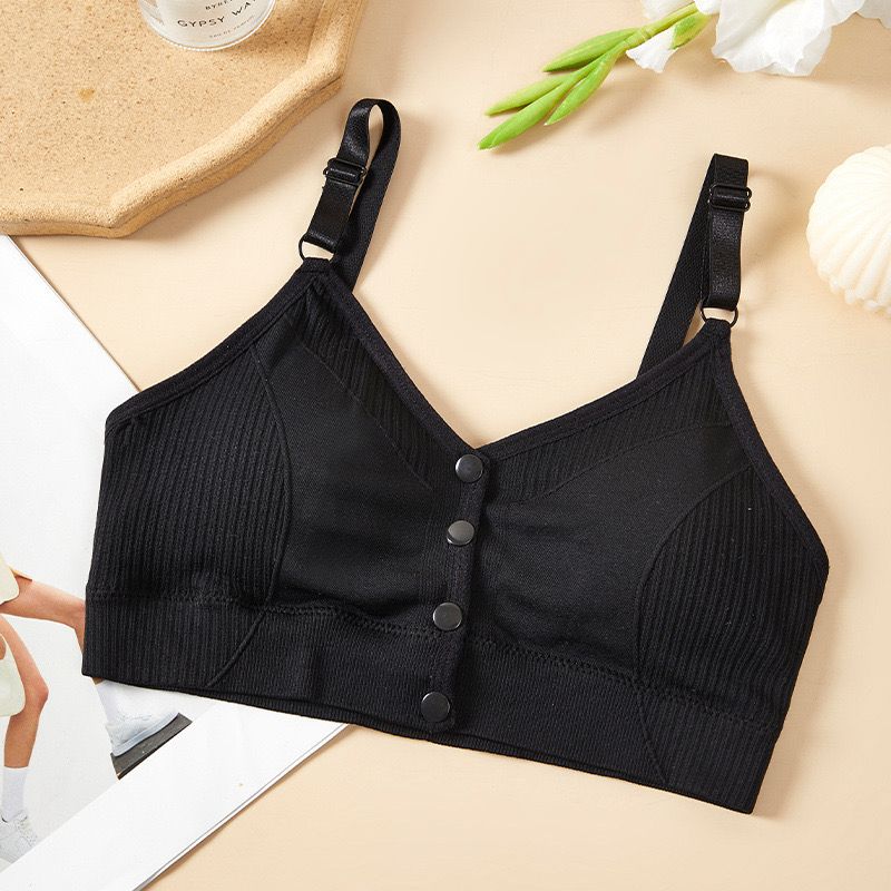 Front-Open Lace Blouse Bra